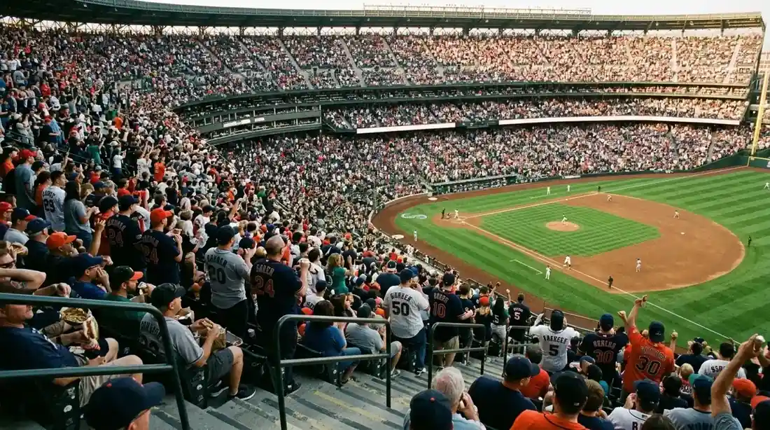 Препълнени трибуни на MLB стадион — рекордни 71 милиона зрители през 2025