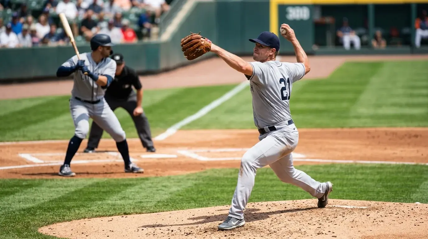 Дуел между питчър и батер на бейзболен мач от MLB